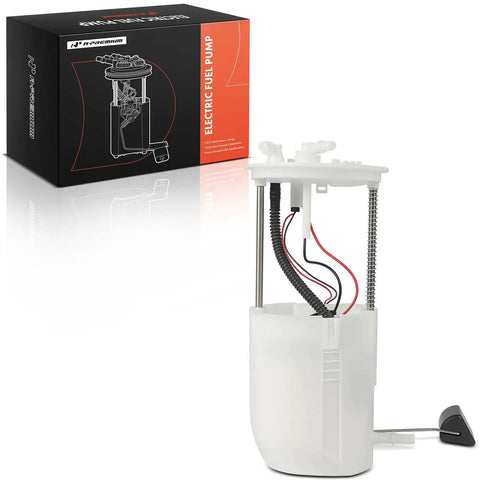 Premium Drop In Direct Replacement Electric Fuel Pump Module Assembly For Suzuki Grand Vitara 2006 Through 2008 V6 2.7 Liter side view with packaging.