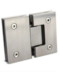 180 Degree Stainless Steel Wall Door Hinge For Glass Shower Doors And Cabinets DIY Ready Durable Zinc Alloy Body Anti Corrosion Bathroom Hardware