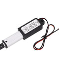 Straight Up Heavy Duty 24V Electric Linear Actuator With 30mm Stroke And 150N Thrust IPX4, compact design with wires.