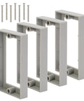 Half Inch Single Gang Outlet Box Extender Kit, Gray Receptacle Extender For Electrical Boxes And Switches, Easy Install Pack Of 4 With 8 Screws, Durable Universal Fit For Home Renovations.