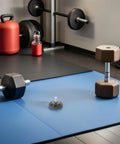 Rubber Adjustable Leveling Feet 4 Pack Screw In Furniture Glides featured with gym equipment and weights