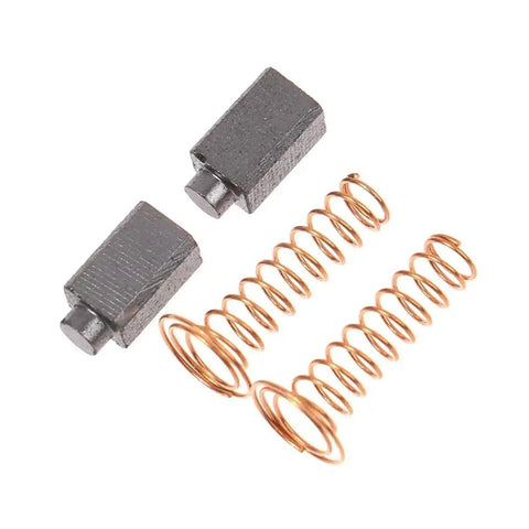 50 Piece Carbon Brush Replacement Kit Premium Graphite Copper Contacts For Rotary Motor Tools includes graphite brushes and copper springs.