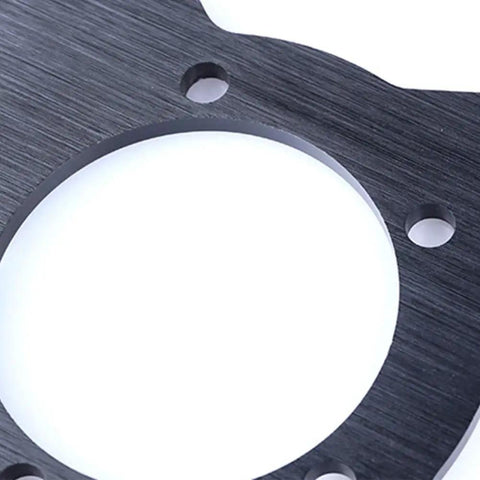 Close-up of 104BCD Chain Ring Spider Adapter For Mid Drive E Bike Motors Compatible With BBS01 BBS02 BBSHD CNC Machined Aluminum