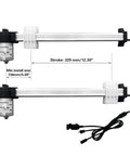 Power Recliner Linear Actuator Replacement For Electric Sofa Lift Chair JLDQ.18.134.329Z02 with 329mm stroke and 134mm install size