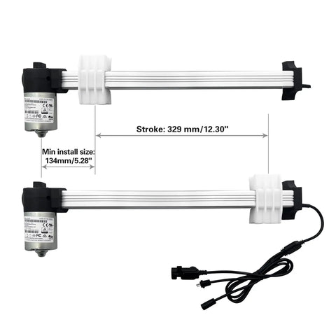 Power Recliner Linear Actuator Replacement For Electric Sofa Lift Chair JLDQ.18.134.329Z02 with 329mm stroke and 134mm install size