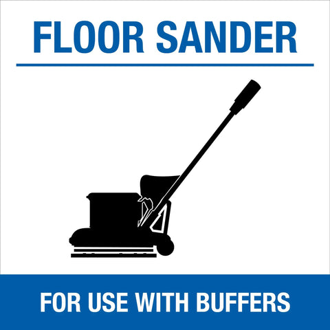 Floor sander for use with Silicon Carbide Floor Sanding Discs Pro Grade With Cloth Backing 17 Inch Diameter 2 Inch Center Hole Grit 60X 20 Pack For Hardwood And Concrete Refinishing At A Great Price.