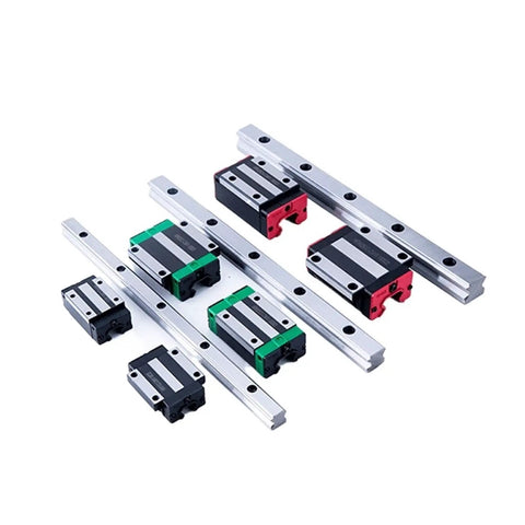 High Precision Linear Guide Rail Kit 500 Millimeter HGR15 And HGR20 Combo Set With Four Smooth Blocks For CNC Machines And DIY Build Projects That Move Like a Dream, aluminum rails