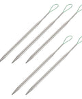 5 Piece Drawstring Threader Tool Set For Sewing With Sturdy Steel Construction And Effortless Threading Pro Grade Ideal For Cords Elastics And Ribbons In Waistbands Hoodies And Tote Bags Portable Backup For Your Everyday Sew Kit, five steel threaders