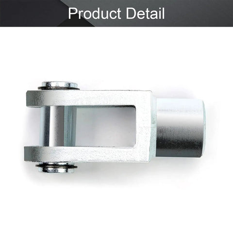 Air Cylinder Rod Clevis End Y Connector 78mm Length M16x1.5 Female Thread Iron Joint, side view