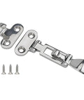 316 Stainless Steel Anti Rattle Marine Latch For Yacht Door Cabinet Toolbox Silent Buckle Hasp with M5 Screws