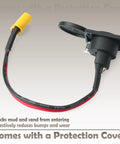 Rock Solid Charging Station Replacement For Yozma IN10 E Bike, durable dock with protection cover in detail view