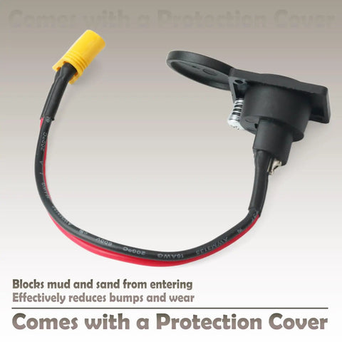 Rock Solid Charging Station Replacement For Yozma IN10 E Bike, durable dock with protection cover in detail view