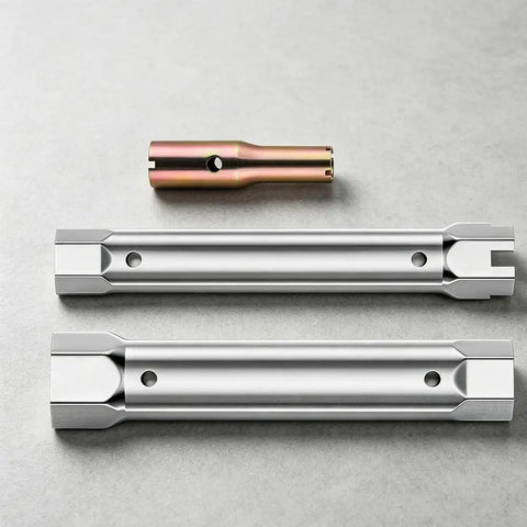 Rock Solid Hex Socket Wrench Set With Hollow Groove Design. Premium alloy steel sockets for faucet installation and plumbing.