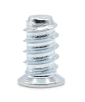 Heavy Duty Replacement Screws For Drawer Slide Rails Compatible With Ikea Part 100347 Euro Furniture Mounting Bolts close-up of zinc-coated flat head screw