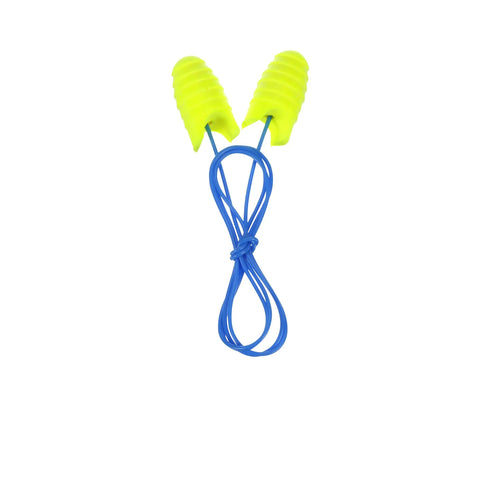 Disposable Foam Ear Plugs With Gripper Rings, Corded, NRR 31 dB, Large Size For Bigger Ear Canals, The Go-To For Drilling