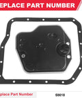Heavy Duty Automatic Transmission Filter With Gasket Kit For U140E U140F U240E U241E Transmission Fits Toyota Lexus Replaces 58618