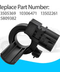 Top Notch Heavy Duty Battery Current Sensor Genuine Replacement 13502261 13505369 for Chevy Colorado and Corvette, showing part detail.