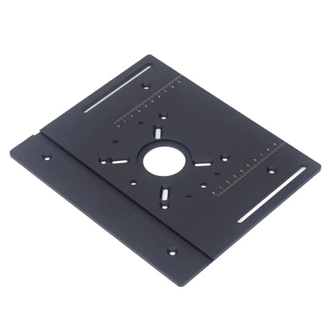 High Grade Router Table Insert Kit With Smooth Crank Handle Height Control For Woodworking zero hassle manual lifting base plate.