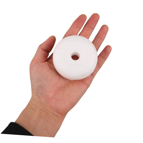 Effortless Swap 5 Pack Nylon Guided Pulley Wheels For Whisper Quiet Glide On Industrial Manure Tracks Patio Doors And Heavy Duty Carts Built Like A Tank in hand