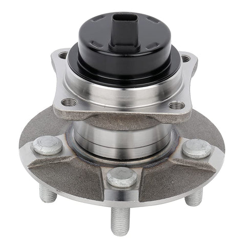 Two Rear Wheel Bearing And Hub Assembly Set For 2003 To 2008 Pontiac Vibe Toyota Corolla And Matrix And 2004 To 2009 Prius With ABS 5 Lug Pattern Plug And Play Fit OEM Style Replacement 512217