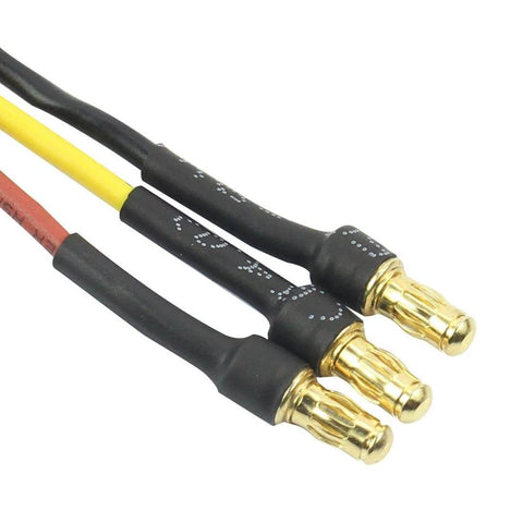 Gold connectors for Beefy 2700KV Golden Brushless Outrunner Motor For RC Aircraft And Drones With 27mm Body Weight 50g 2S 3S Power