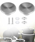 Spiffy Replacement Pot Lid Knobs 20 Pack Stainless Steel Dishwasher Safe Handles For All Cookware Lids Easy Swap Diy Kitchen Upgrade, screws