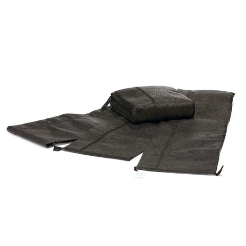 Water Barrier System For Flood Protection Sandless Sandbags 2 Pack 10 Feet Long And 6.5 Inches Wide 0.25 Inches Thick