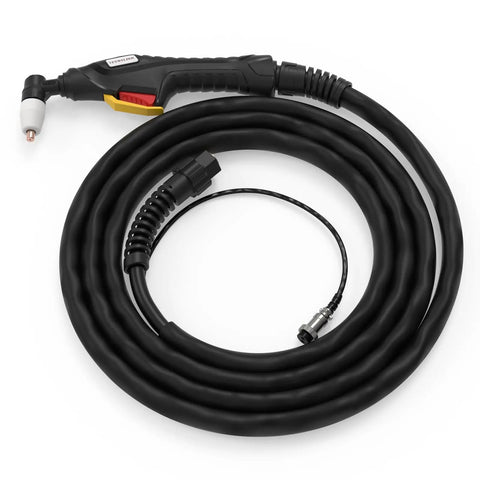 PT31 Plasma Cutter Torch 13ft High Frequency Plug And Play Torch For CUT-50DS Plasma Cutter Machine, 4 Meter Cable coiled