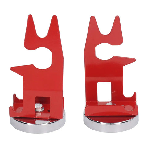 Solid Welding Torch Holder With Super Strong Magnetic Base keeps MIG tool secure with rust proof material and strong grips.