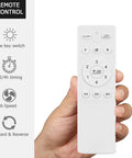 Remote control for Farmhouse Caged Ceiling Fan With Lights And Remote Control, 17 Inch Low Profile Rustic Wood Color