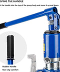 Industrial Grade Hydraulic Gear Puller 10 Ton 22000 Lbs Adjustable 2 or 3 Jaw Bearing Hub Separator Tool Kit For Auto Mechanics Who Want Rock Solid Strength In Garage Shop Skips Overpriced Brands For Getting Work Done Properly, blue hydraulic pump handle with rubber grip