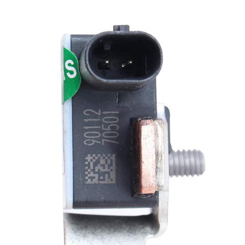 Badass Battery Monitor Sensor Module Hella Compatible With Gmc Acadia Buick Encore Chevy Malibu Traverse Blazer Xts Direct Oem Replacement 13545954 close-up of connector and terminals