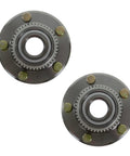 Two Piece Rear Wheel Bearing And Hub Assembly Set For Mitsubishi Lancer 2004-2006 And Outlander 2003-2006 Driver And Passenger Side Replacement