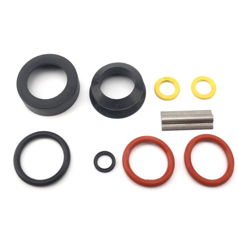 Water Pump Impeller Kit With Housing For Mercury Marine 30 To 250 HP MerCruiser Alpha One Gen Two Drives And Chrysler Force 75 To 120 HP Outboards Replacement showing O-rings and components.