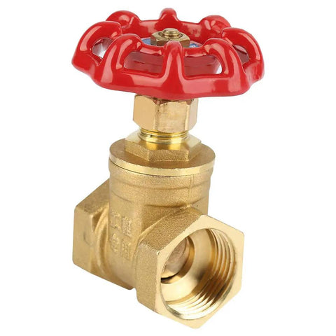 Three Quarter Inch Brass Gate Valve Threaded DN20 Manual Two Way On Off Valve For Water Oil Gas Steam Applications