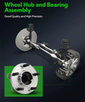 Front Wheel Hub Bearing Assembly 2 Pack For Nissan Sentra 2007-2012 And Nissan Rogue 2008-2013 visible in wheel hub system.
