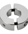 Premium Aluminum Double Split Shaft Collar Clamp With Anodized Surface And Solid Grip On Shafts Plus Easy Positioning Low Axial Load Built Tough For Hefty Loads In The Shop Where You Need Hardware That Holds Firm Under Pressure No Budget Pain., 30mm aluminum split shaft collar clamp with two screws for shaft fastening