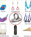 Heavy Duty Wall And Ceiling Mount Bracket For Suspension Gear With A 2800 LB Capacity Built Straight Up Solid To Secure Aerial Yoga Hammocks Resistance Bands And Battle Ropes At Home, silver metal bracket with eyelet.