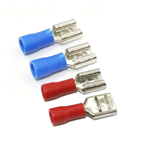 Kickstart Your Projects With These Insulated Butt Piggyback Spade Fork Ring Solderless Crimp Terminals Connectors In A Massive 277 Piece Assortment Kit Covering All Sizes From 22 To 10 AWG For Serious Electricians And DIY Enthusiasts, insulated crimp terminals