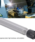 Essential 135mm C20 ER16M Straight Shank Tool Holder Collet Chuck Spacer Shaft Extender For CNC Milling Machines showing manganese steel design.