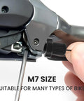 7mm Aluminum Alloy Brake Lever Adjuster Kit For Mountain And Road Bikes M7 Cable Handle Lever Screws installation