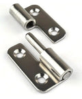 Close-up of Left Lift Sliding Door Hinge 304 Stainless Steel Removable Design For Quick Fixes Easy Repair Smooth Operation Heavy Duty Hardware