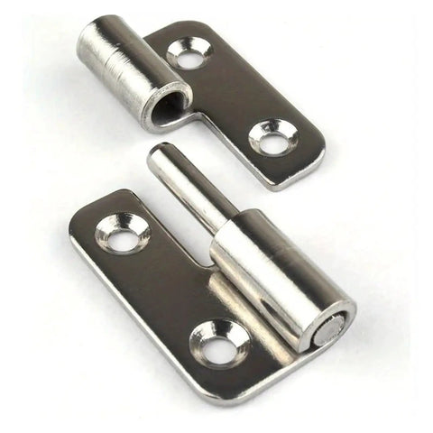 Close-up of Left Lift Sliding Door Hinge 304 Stainless Steel Removable Design For Quick Fixes Easy Repair Smooth Operation Heavy Duty Hardware