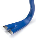 Close-up of beveled ends on a 42-Inch Demolition Crowbar With Beveled Ends For Maximum Leverage And Torque, Heavy Duty Wrecking Bar Pry Tool