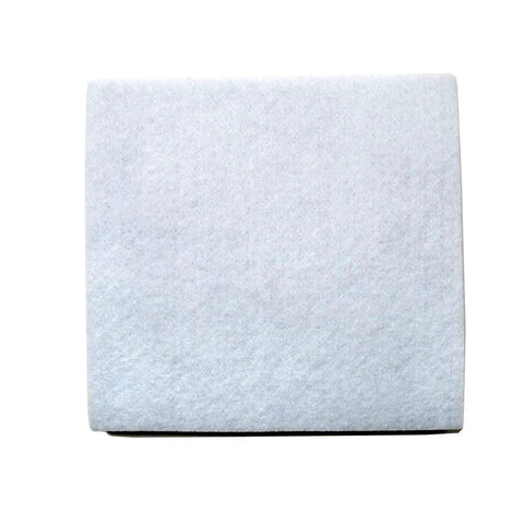 Single foam filter from a 4 Pack Foam Filters For Kenmore 86883 Canister Vacuum Cleaners, white side visible, square shape.