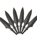 200 Grain 6 Pack Screw In Broadheads For Bow And Crossbow, Durable Alloy Steel Arrowheads With 1.8 Cm Cutting Diameter And 7.5 Cm Length
