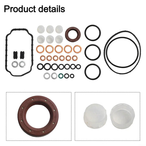 Fuel Injection Pump Repair Kit For VE Pump 5.9L 12V Diesel Engine With Governor Springs And Replacement Seals For Cummins Dodge Ram 2500 3500 Trucks Get Your Truck Running Strong Smooth Fuel Delivery And Reliable Engine Performance, assorted gaskets and O-rings
