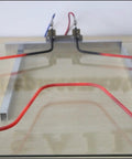Oven Heating Element Assembly Replacement for Electric Stoves and Ovens 240V 2585W WB44T10010 on glass surface