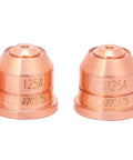 Awesome 5 Piece Plasma Nozzle Kit With Electrode Tips Compatible With Most Cutting Machines For Tough Jobs And Reliable High Temp Performance, copper nozzles 125A for plasma cutting.