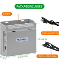 36W Multifunction Parallel Battery Charger For DJI Mini 4K, Mini 2, Mini 2 SE, And Mini SE Drone - package contents view